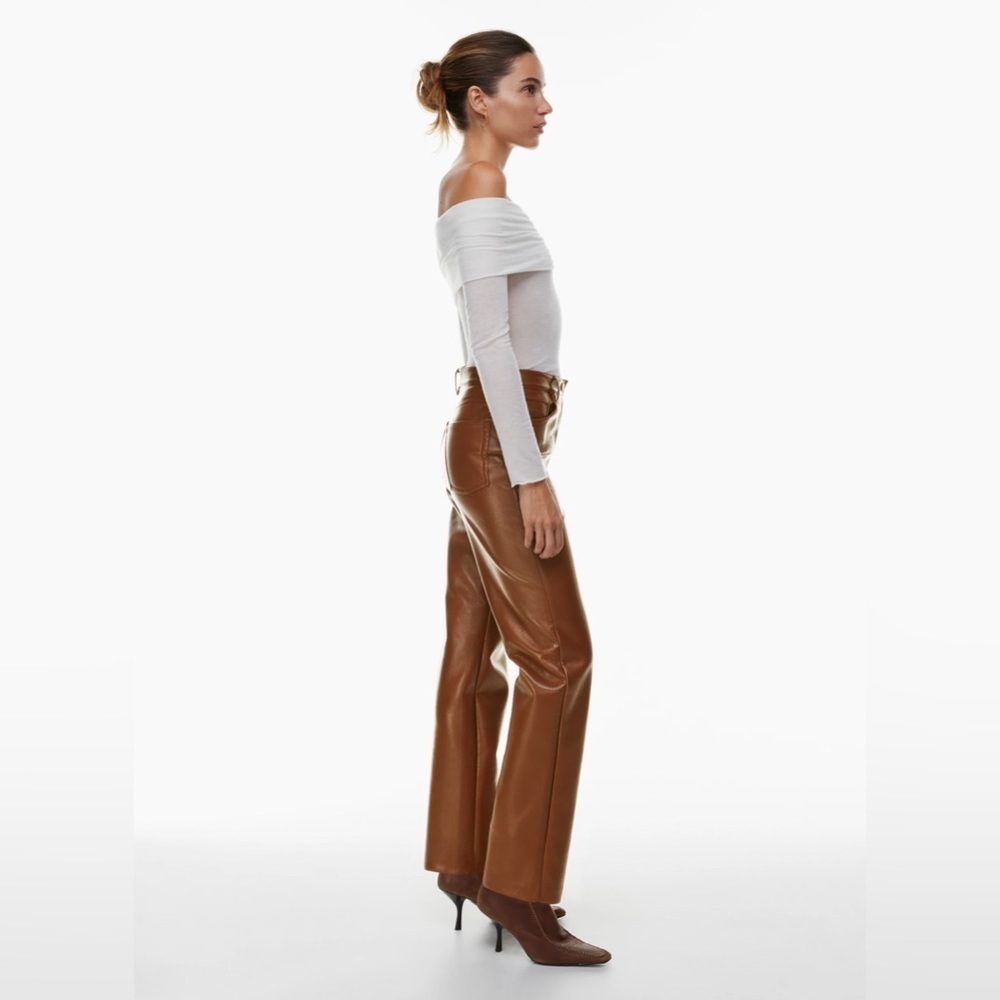 Aritzia Wilfred Melina Faux Leather Pant - Picture 5 of 13
